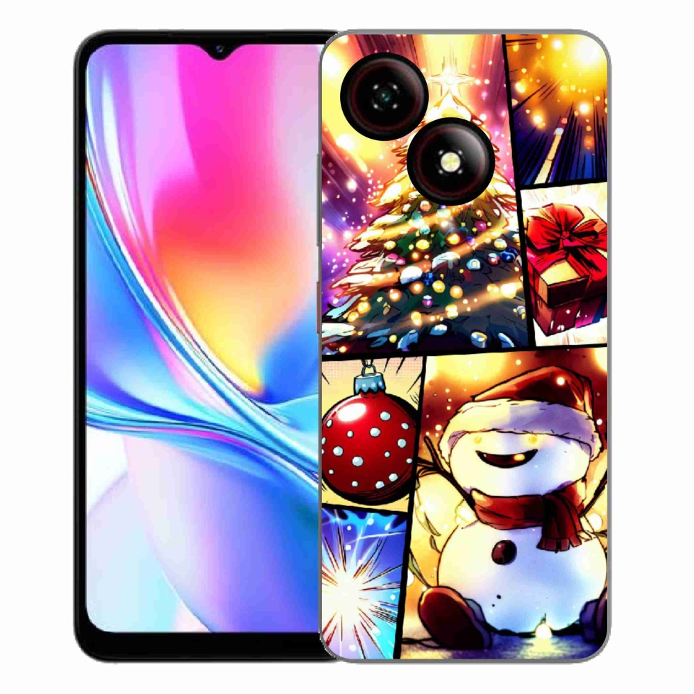 Gélový kryt mmCase na ZTE Blade A35E - vianočné motívy 1