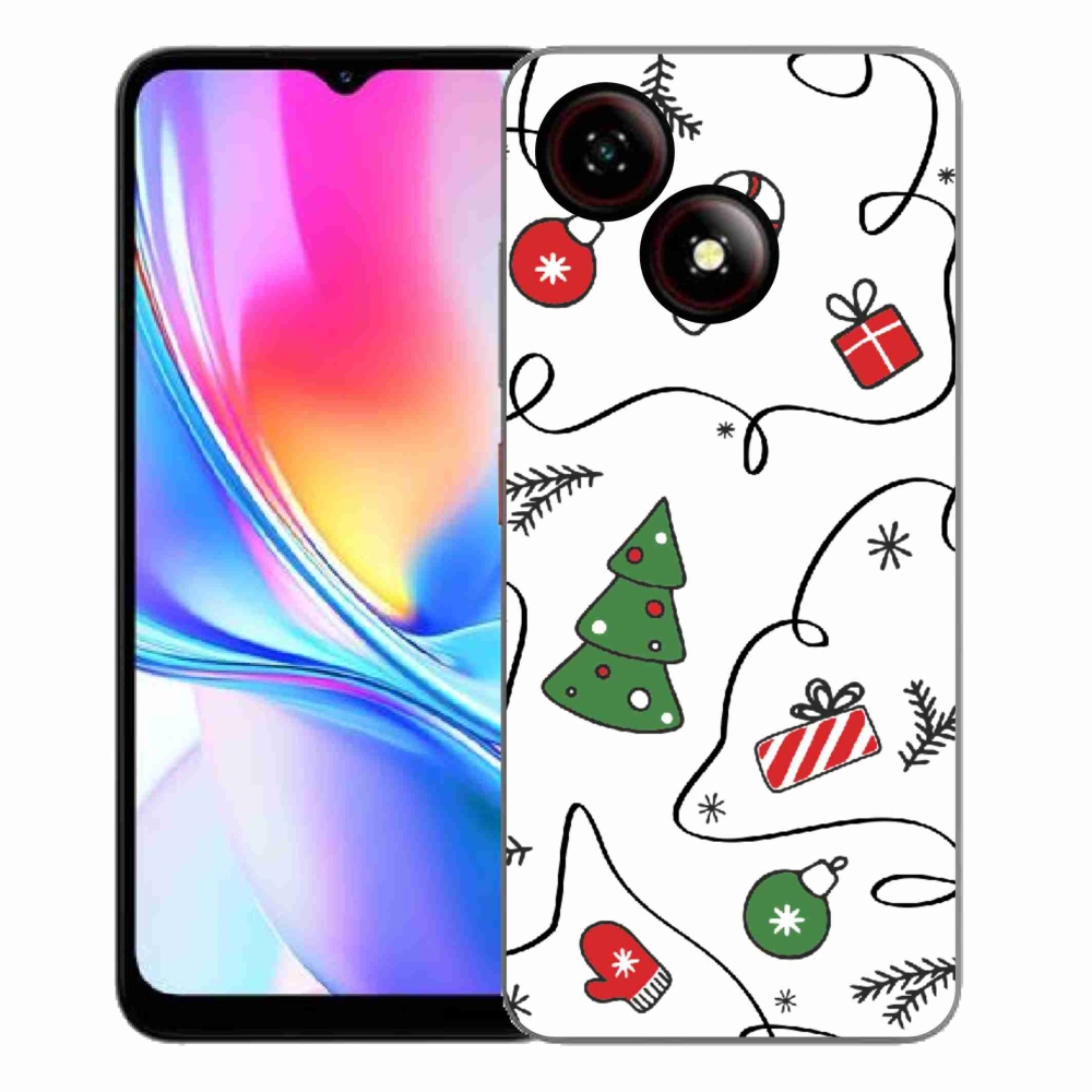 Gélový kryt mmCase na ZTE Blade A35E - vianočné motívy