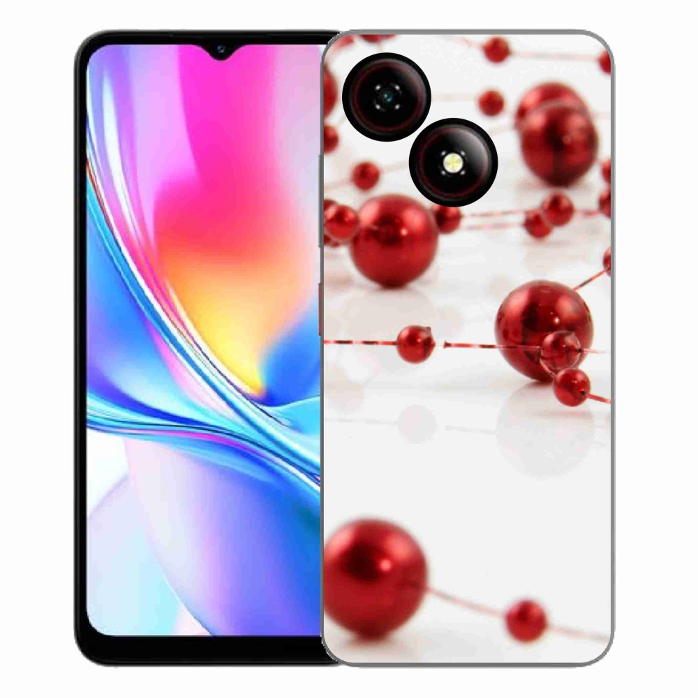Gélový kryt mmCase na ZTE Blade A35E - vianočná reťaz