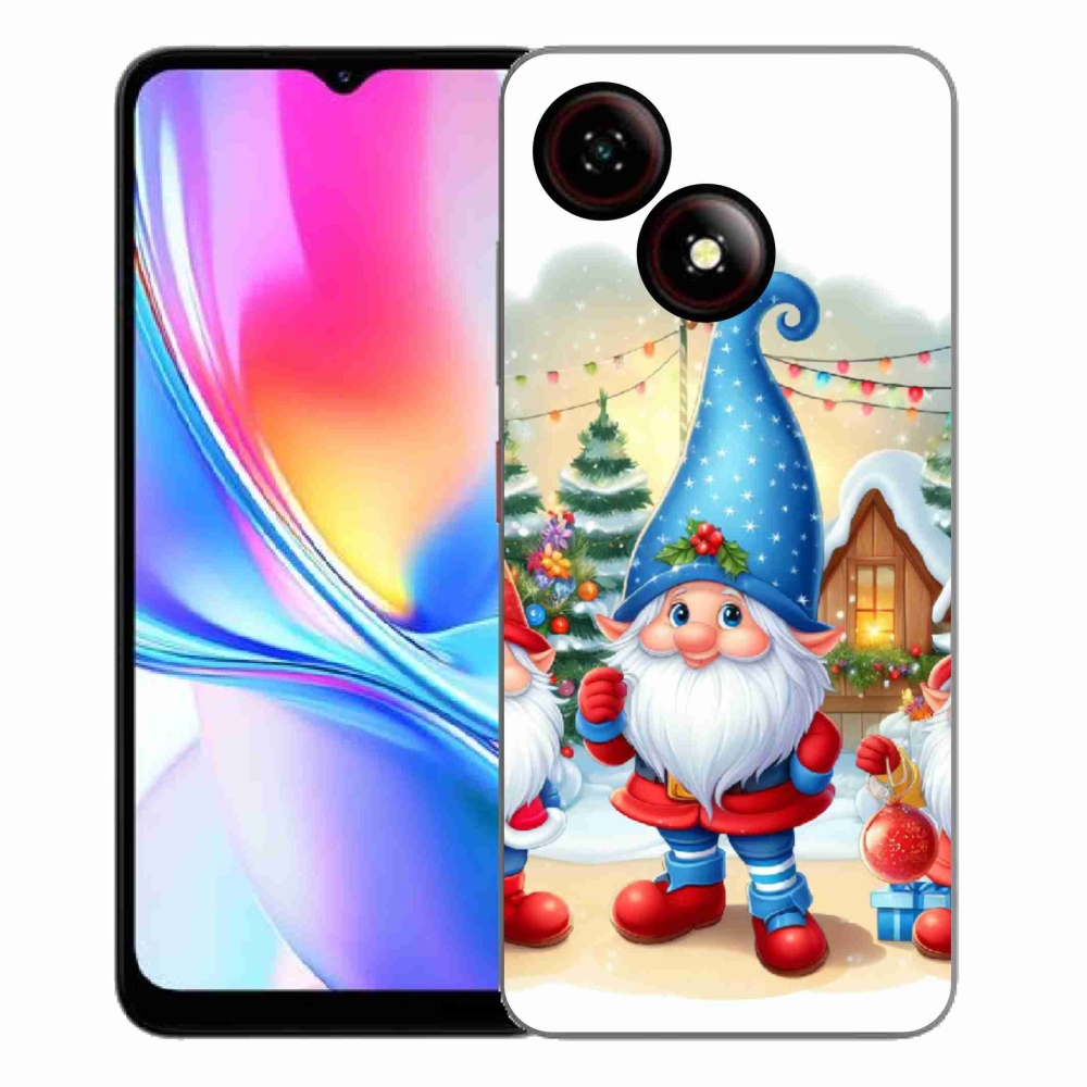Gélový kryt mmCase na ZTE Blade A35E - vianočné škriatkovia
