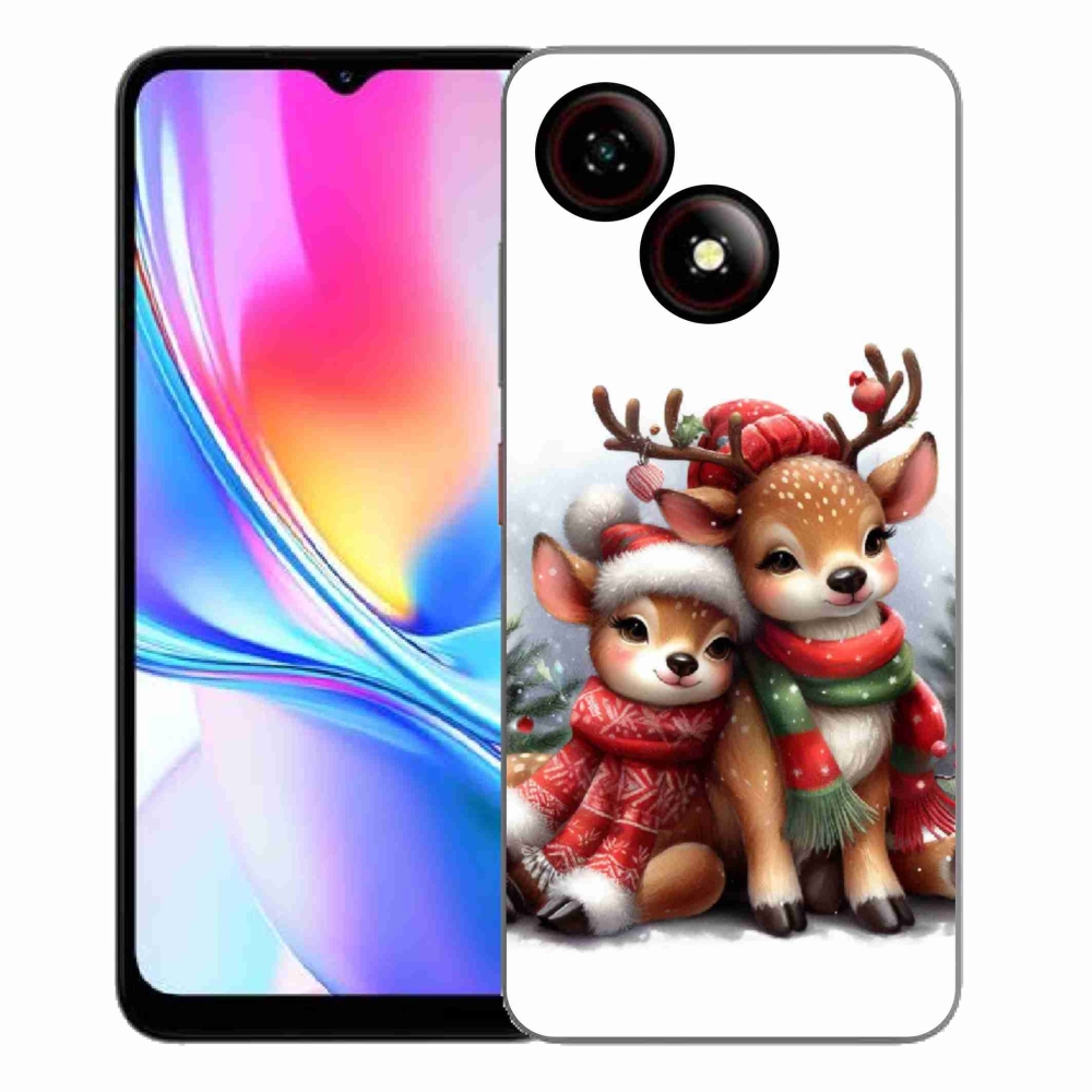 Gélový kryt mmCase na ZTE Blade A35E - vianočné soby