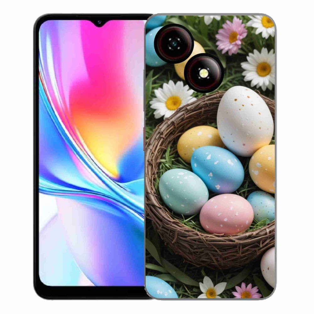 Gélový kryt mmCase na ZTE Blade A35E - veľkonočné vajíčka 2