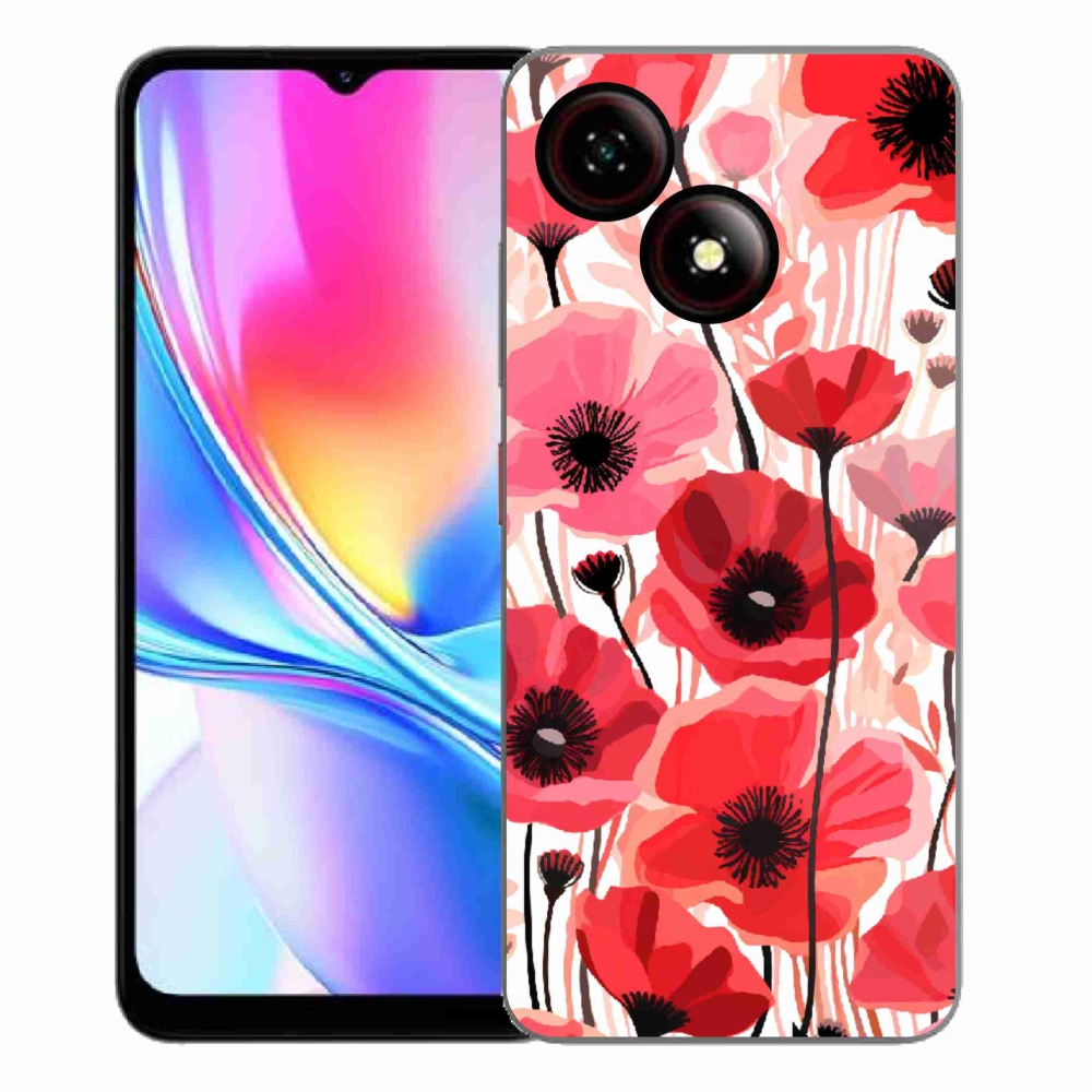 Gélový kryt mmCase na ZTE Blade A35E - vlčí mak 1