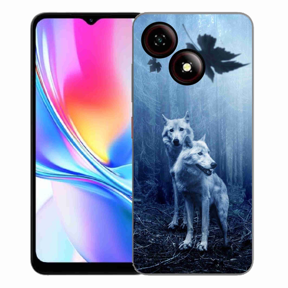 Gélový kryt mmCase na ZTE Blade A35E - vlci v lese