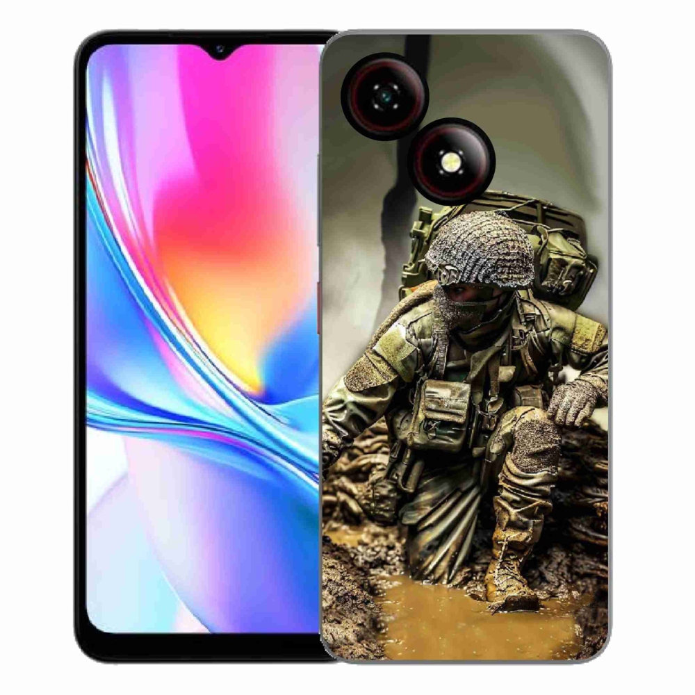 Gélový kryt mmCase na ZTE Blade A35E - vojak