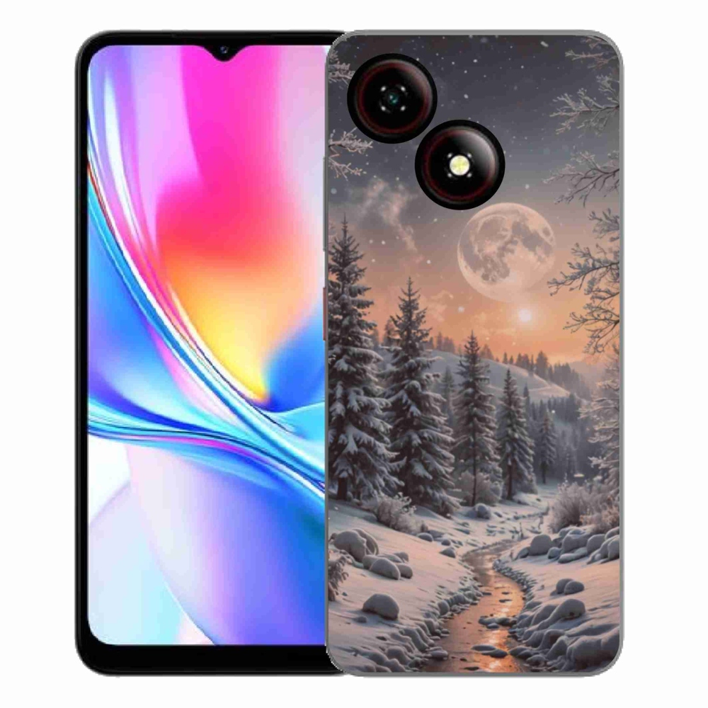 Gélový kryt mmCase na ZTE Blade A35E - zimná krajina 2