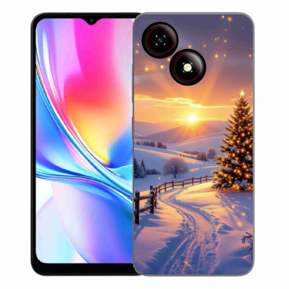 Gélový kryt mmCase na ZTE Blade A35E - zimná krajina