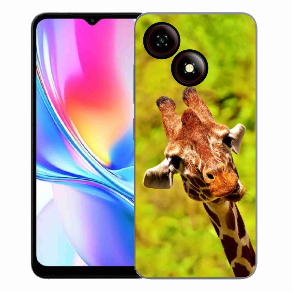 Gélový kryt mmCase na ZTE Blade A35E - žirafa