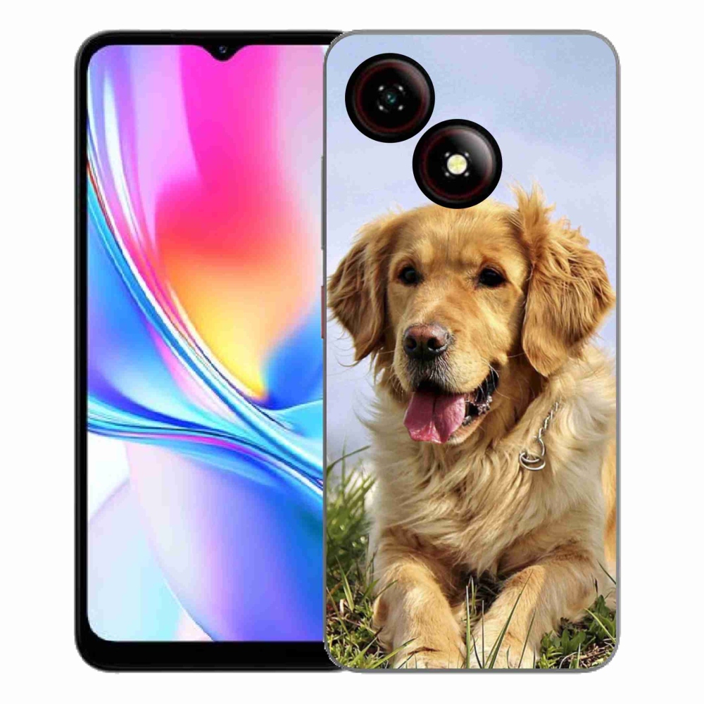 Gélový kryt mmCase na ZTE Blade A35E - zlatý retriever