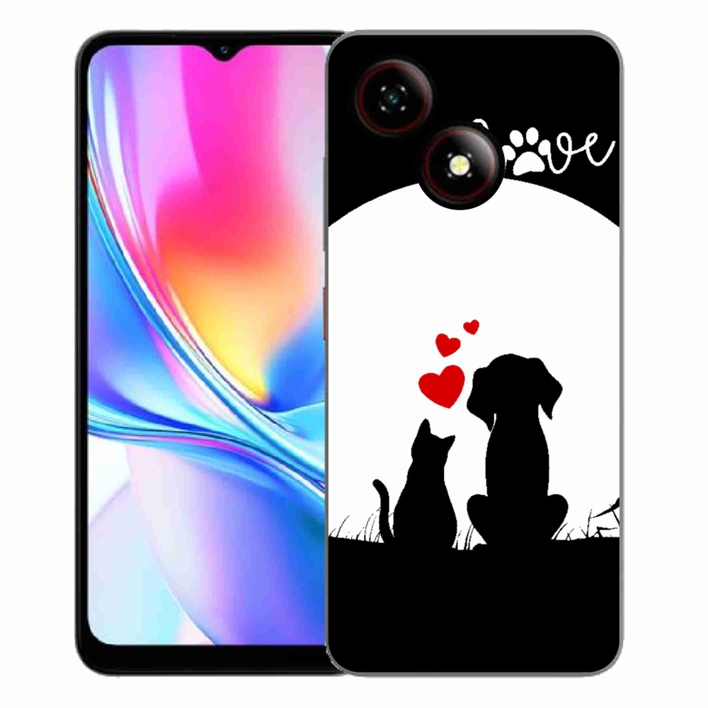 Gélový kryt mmCase na ZTE Blade A35E - zvieracia láska