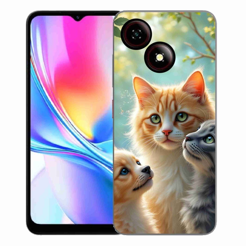 Gélový kryt mmCase na ZTE Blade A35E - zvieracie priateľstvo 2