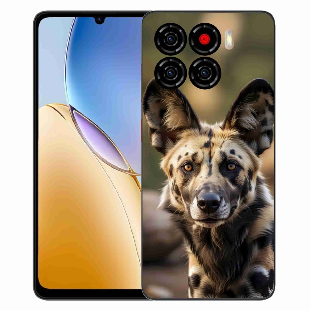 Gélový kryt mmCase na ZTE Blade A56 - africký divoký pes