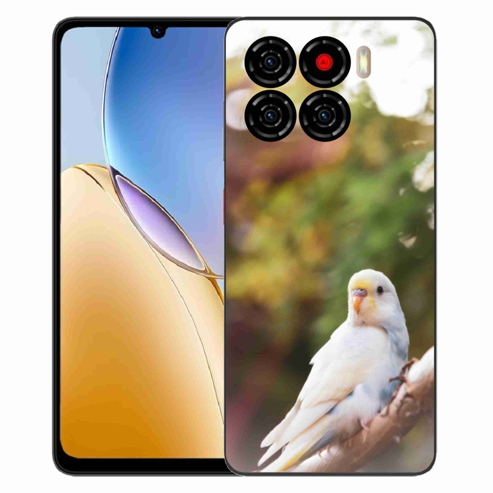 Gélový kryt mmCase na ZTE Blade A56 - andulka biela