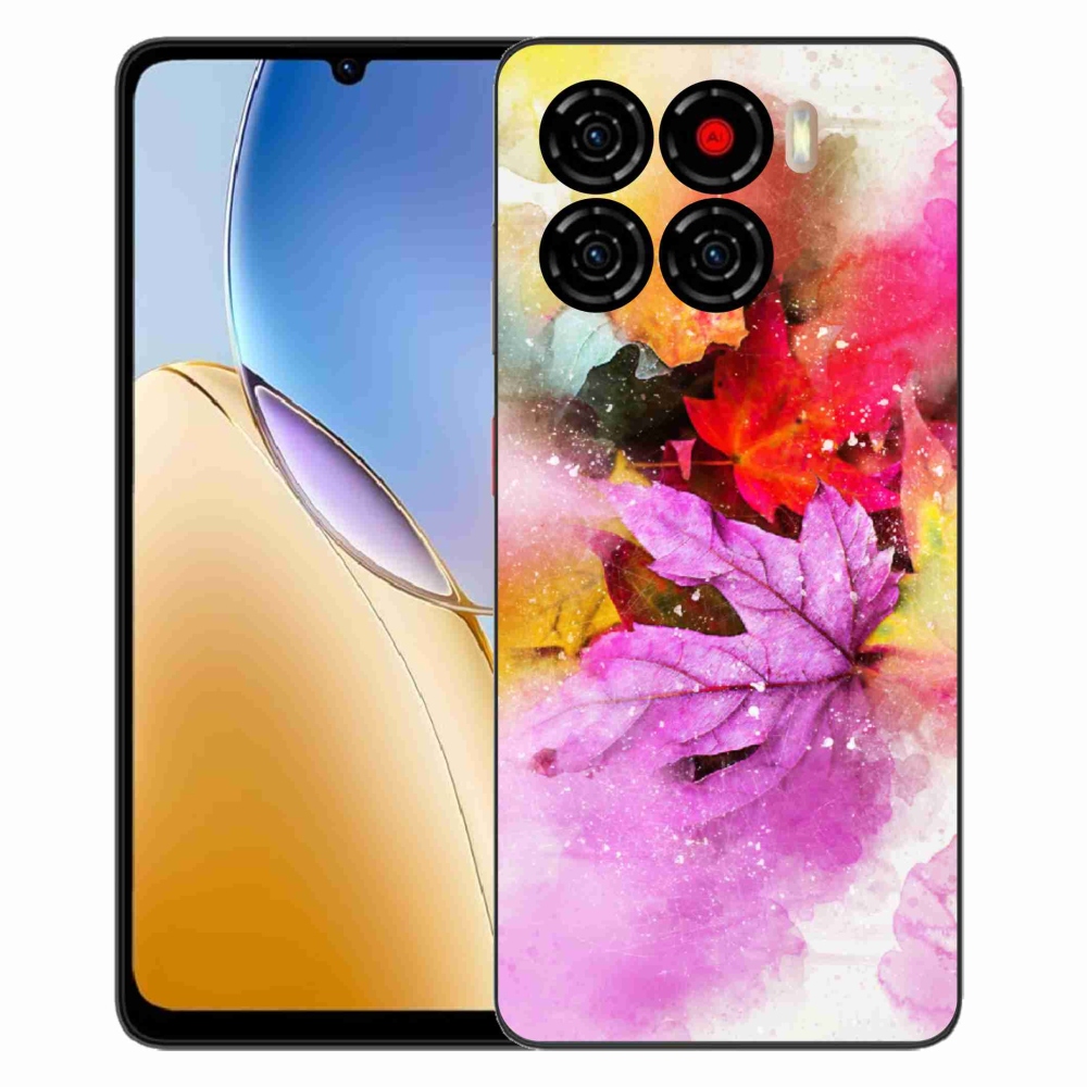 Gélový kryt mmCase na ZTE Blade A56 - farebné listy
