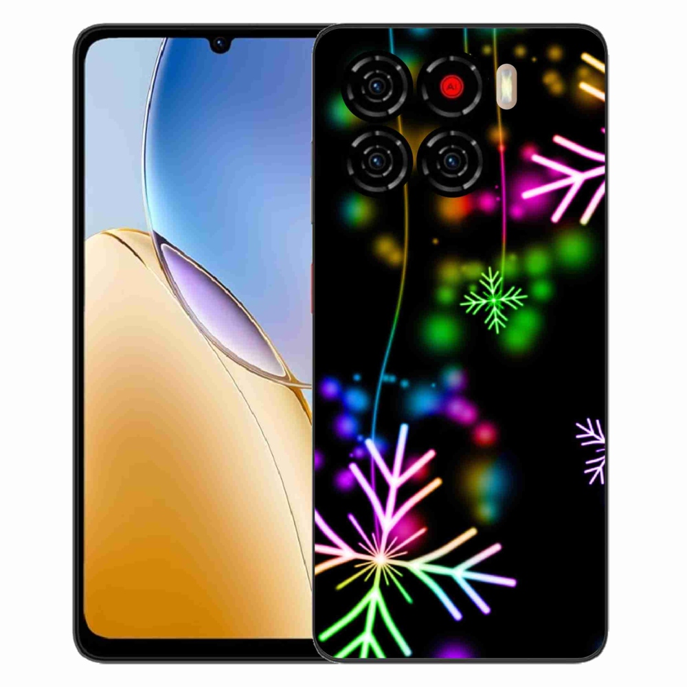 Gélový kryt mmCase na ZTE Blade A56 - farebné vločky
