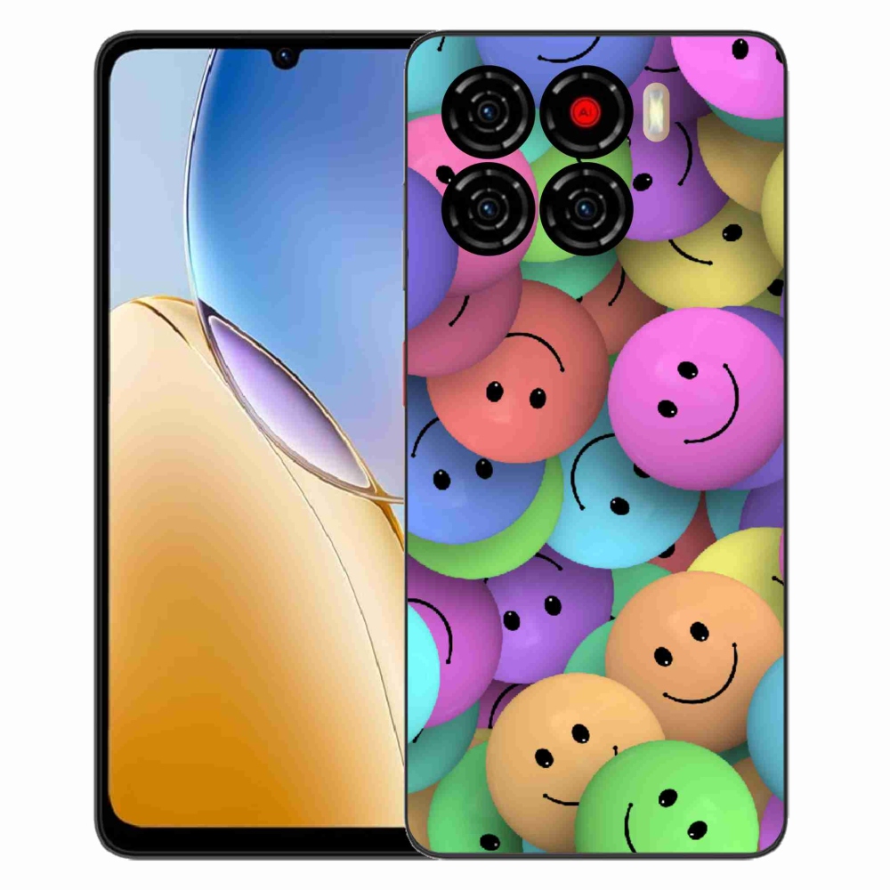 Gélový kryt mmCase na ZTE Blade A56 - farební smajlíci