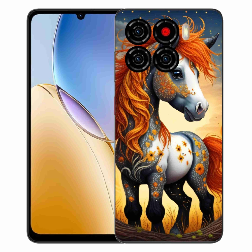 Gélový kryt mmCase na ZTE Blade A56 - farebný poník