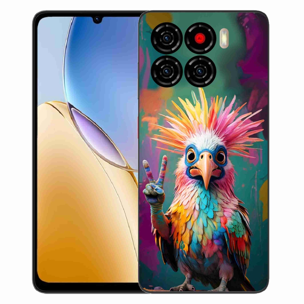 Gélový kryt mmCase na ZTE Blade A56 - farebný rebel