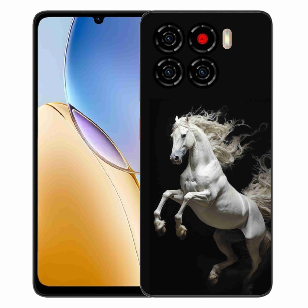 Gélový kryt mmCase na ZTE Blade A56 - biely kôň 4