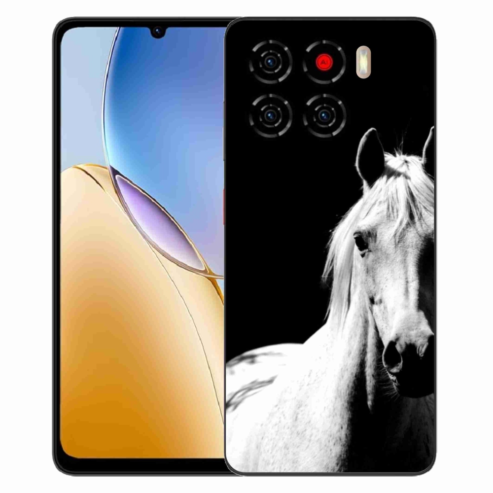 Gélový kryt mmCase na ZTE Blade A56 - biely kôň 5