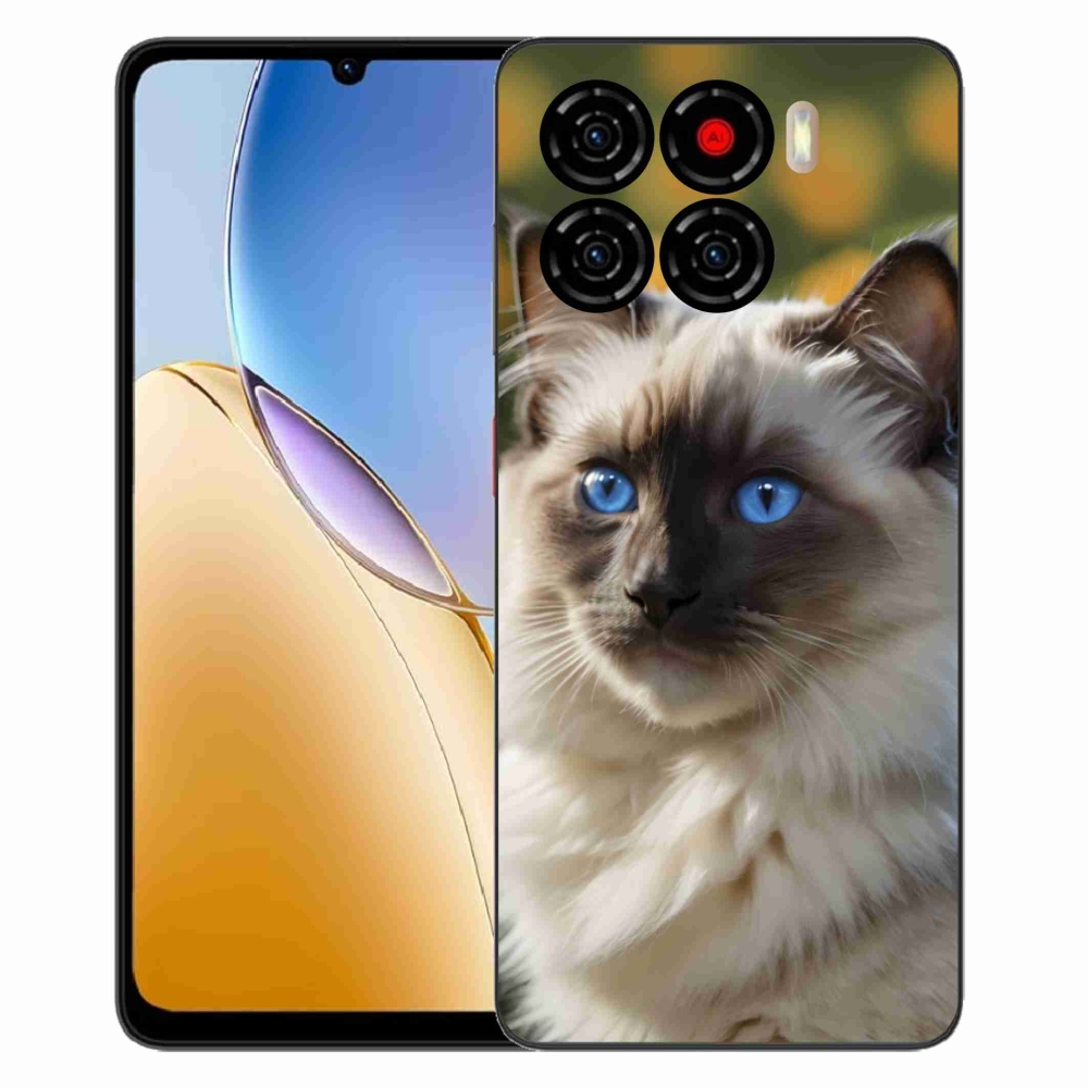 Gélový kryt mmCase na ZTE Blade A56 - biely ragdoll