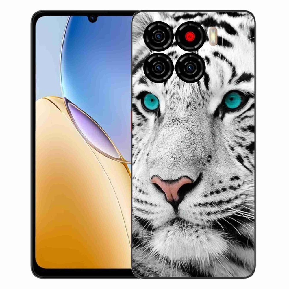 Gélový kryt mmCase na ZTE Blade A56 - biely tiger