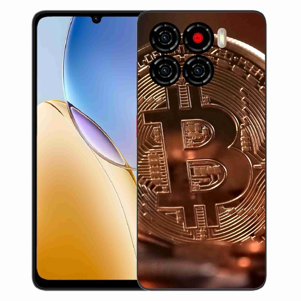 Gélový kryt mmCase na ZTE Blade A56 - bitcoin