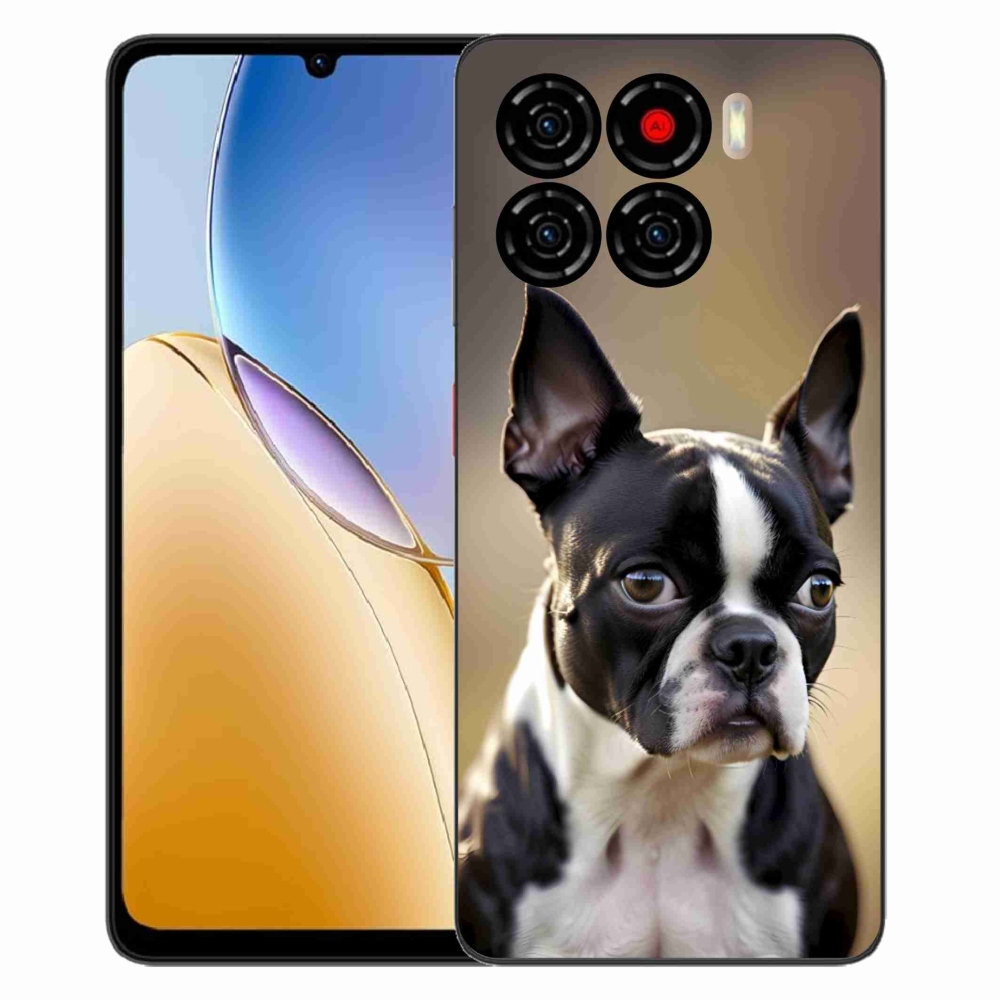 Gélový kryt mmCase na ZTE Blade A56 - bostonský teriér