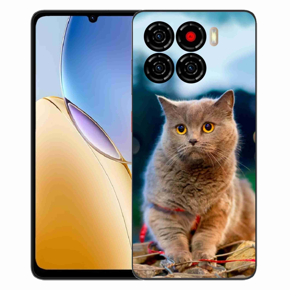 Gélový kryt mmCase na ZTE Blade A56 - britská modrá 2