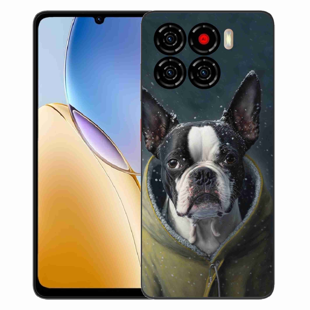 Gélový kryt mmCase na ZTE Blade A56 - buldoček