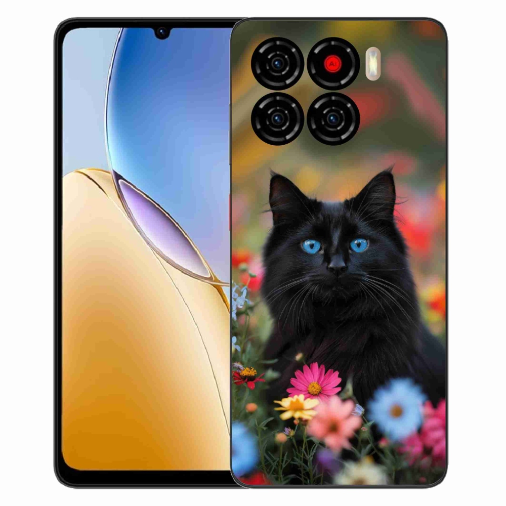 Gélový kryt mmCase na ZTE Blade A56 - čierne mačiatko 4