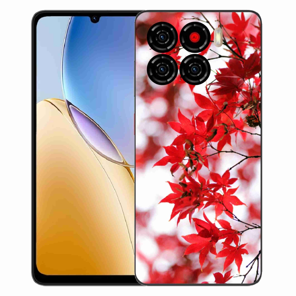 Gélový kryt mmCase na ZTE Blade A56 - červené listy