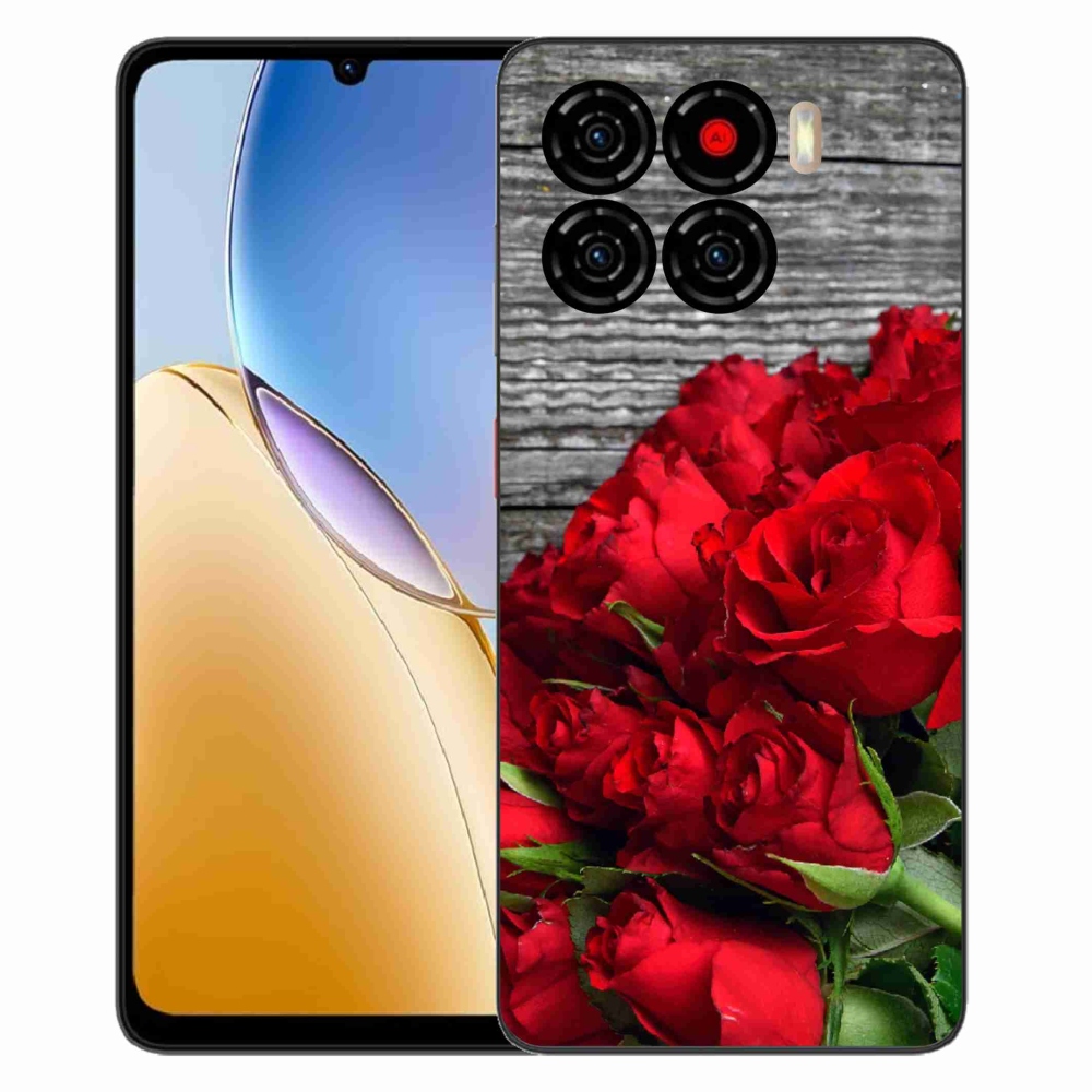 Gélový kryt mmCase na ZTE Blade A56 - červené ruže