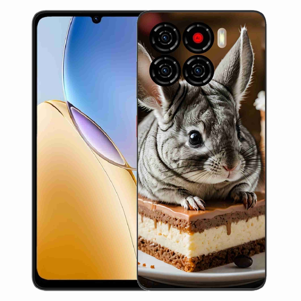 Gélový kryt mmCase na ZTE Blade A56 - činčila