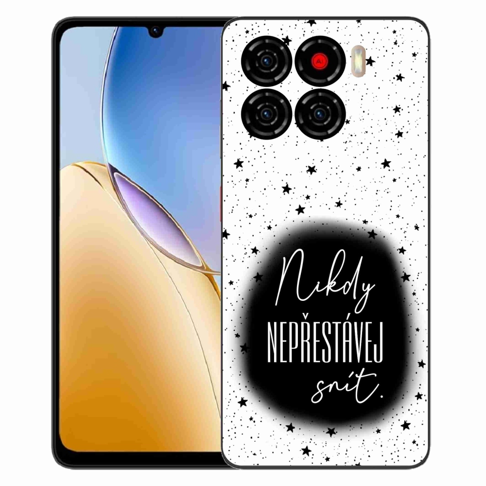Gélový kryt mmCase na ZTE Blade A56 - citát 1 čiernobiele pozadie
