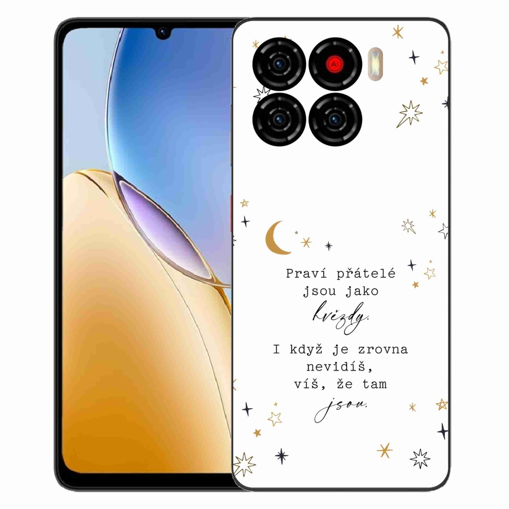 Gélový kryt mmCase na ZTE Blade A56 - citát 6 biele pozadie