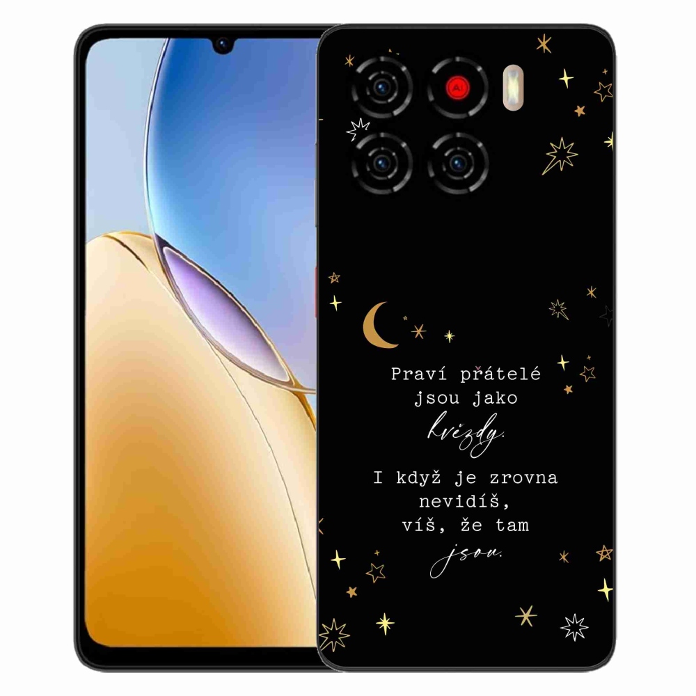 Gélový kryt mmCase na ZTE Blade A56 - citát 6 čierne pozadie