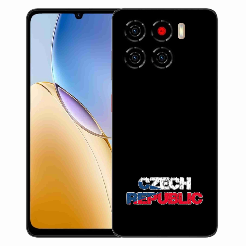 Gélový kryt mmCase na ZTE Blade A56 - Slovak Republic čierne pozadie