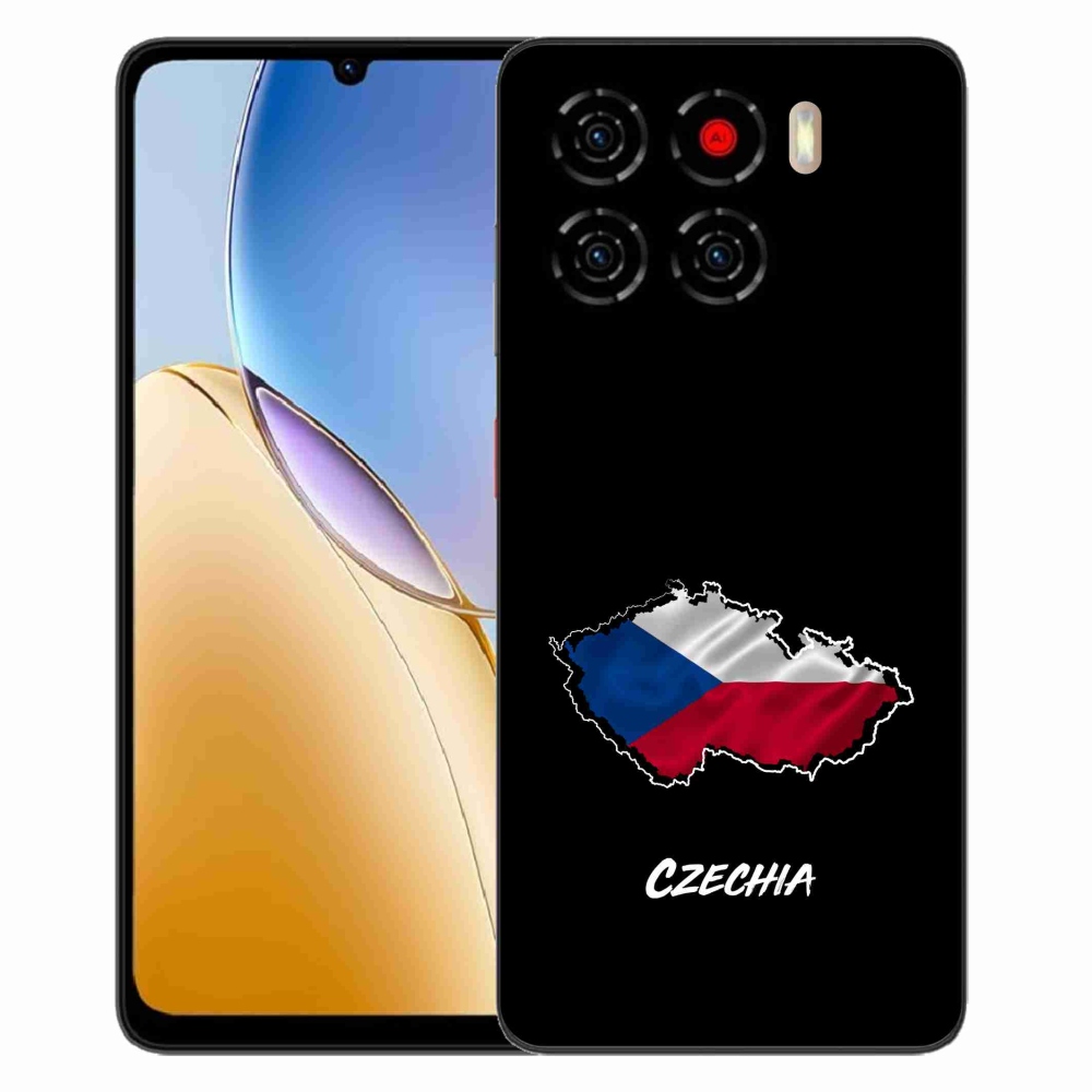 Gélový kryt mmCase na ZTE Blade A56 - Slovakia čierne pozadie