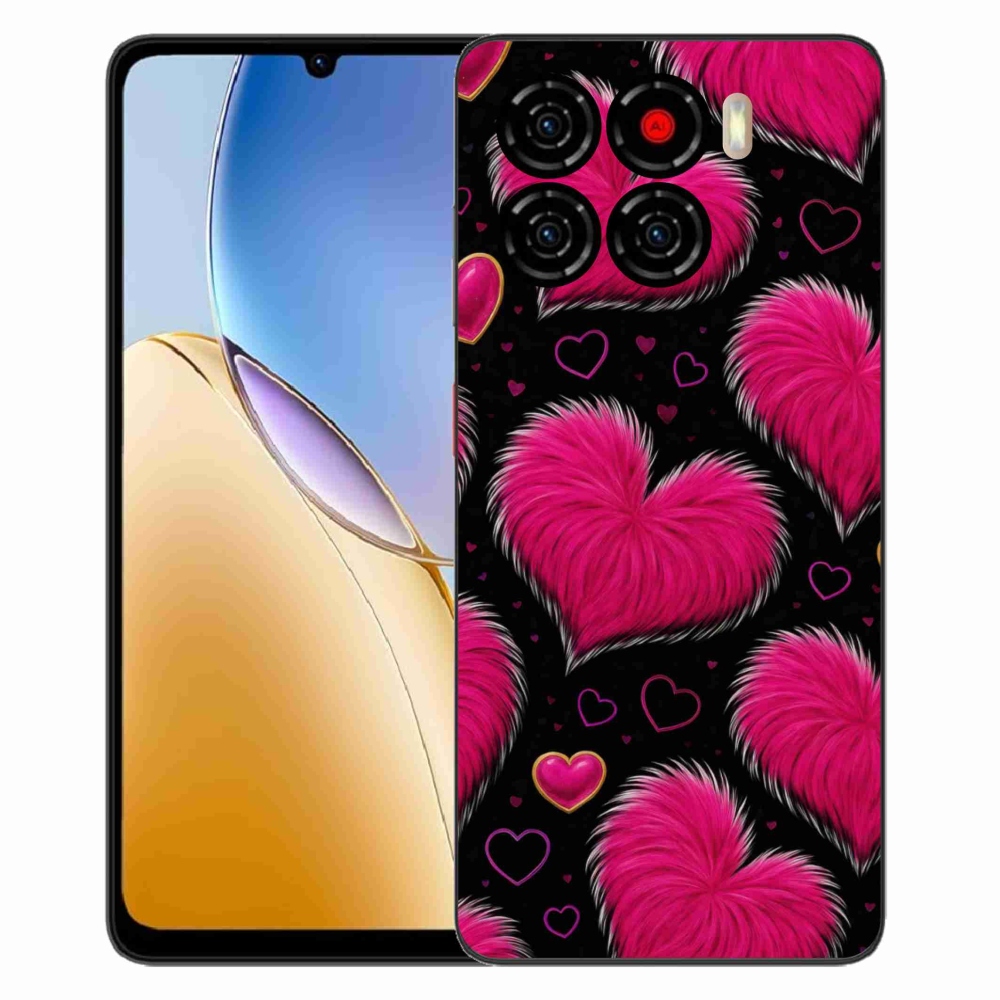 Gélový kryt mmCase na ZTE Blade A56 - hebké srdce