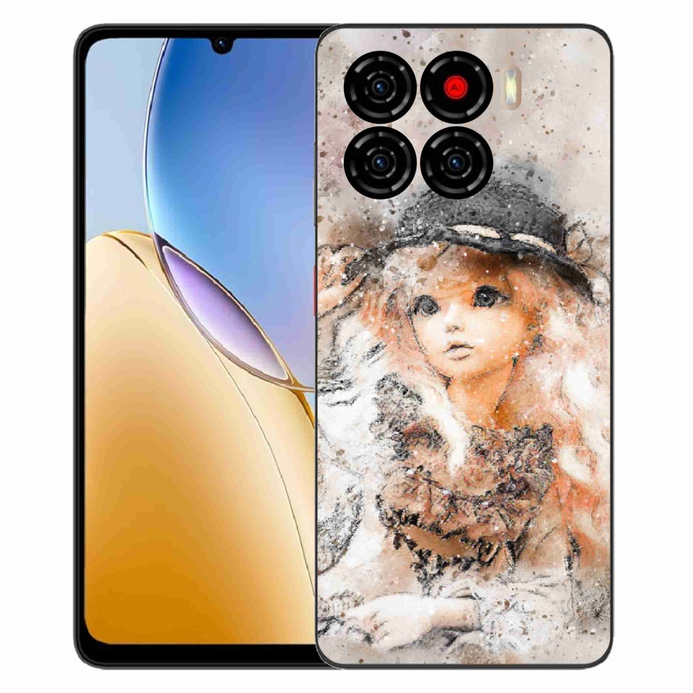 Gélový kryt mmCase na ZTE Blade A56 - dievčatko s klobúkom