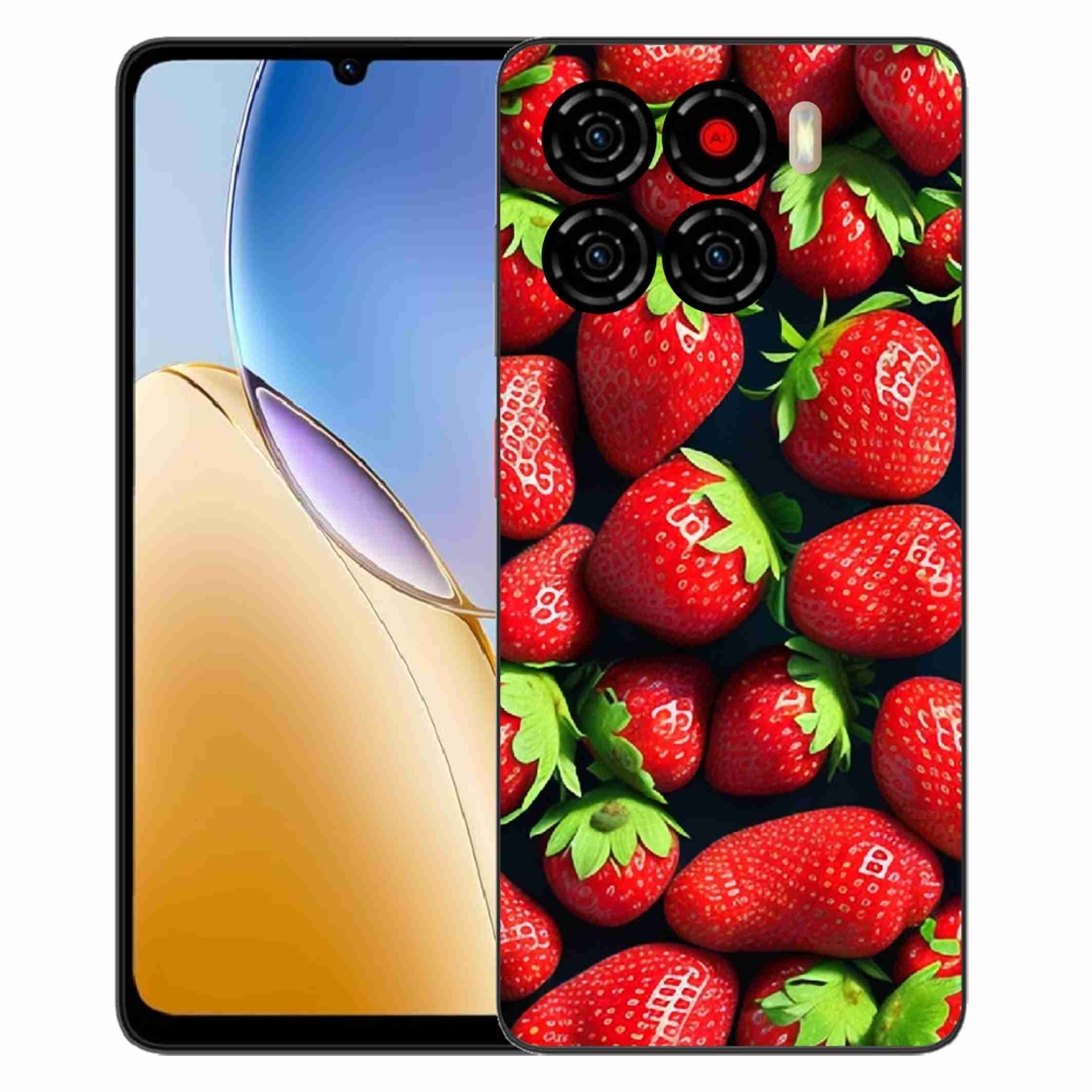 Gélový kryt mmCase na ZTE Blade A56 - jahody