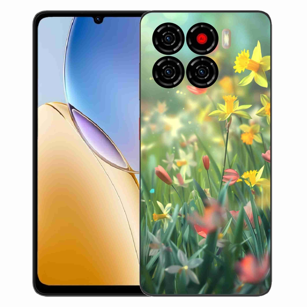 Gélový kryt mmCase na ZTE Blade A56 - jarné kvety