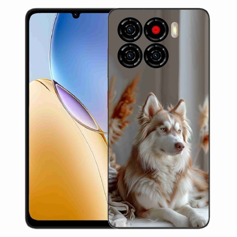 Gélový kryt mmCase na ZTE Blade A56 - pokojný sibírsky husky