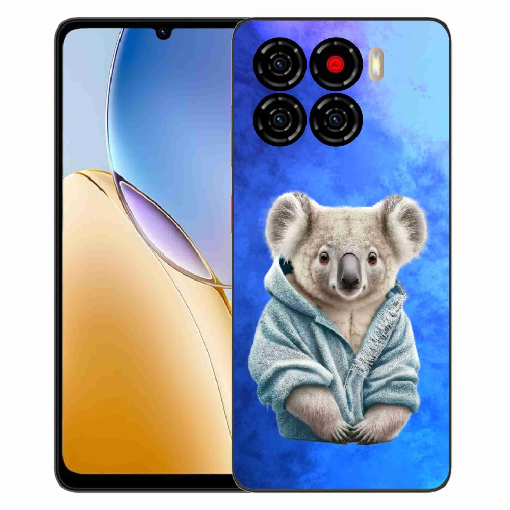 Gélový kryt mmCase na ZTE Blade A56 - koala vo svetri