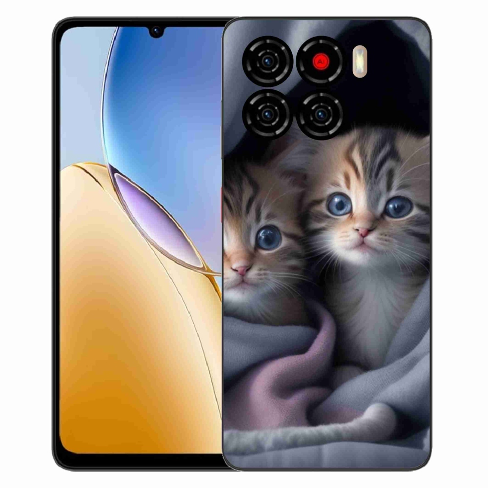Gélový kryt mmCase na ZTE Blade A56 - mačacie duo 2