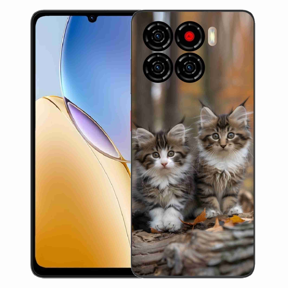 Gélový kryt mmCase na ZTE Blade A56 - mačacie duo 3