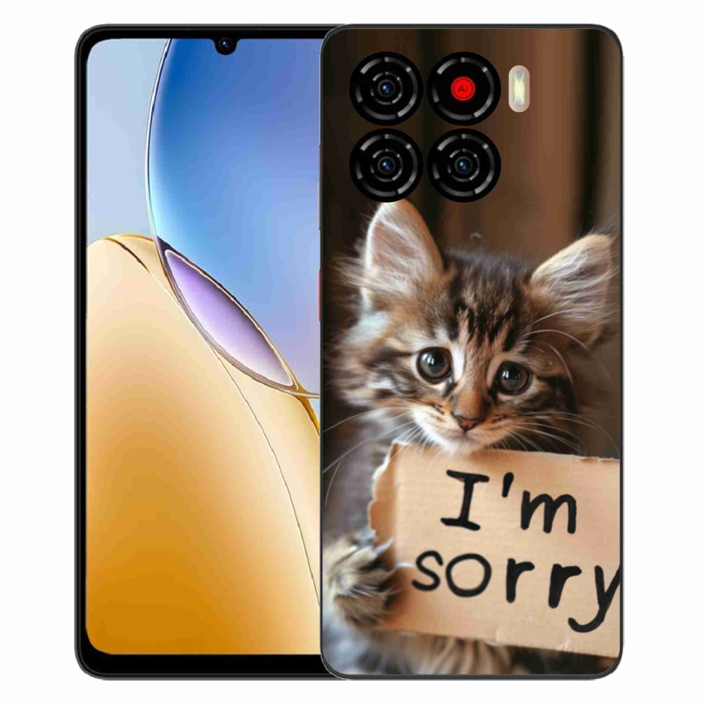 Gélový kryt mmCase na ZTE Blade A56 - mačacie ospravedlnenie
