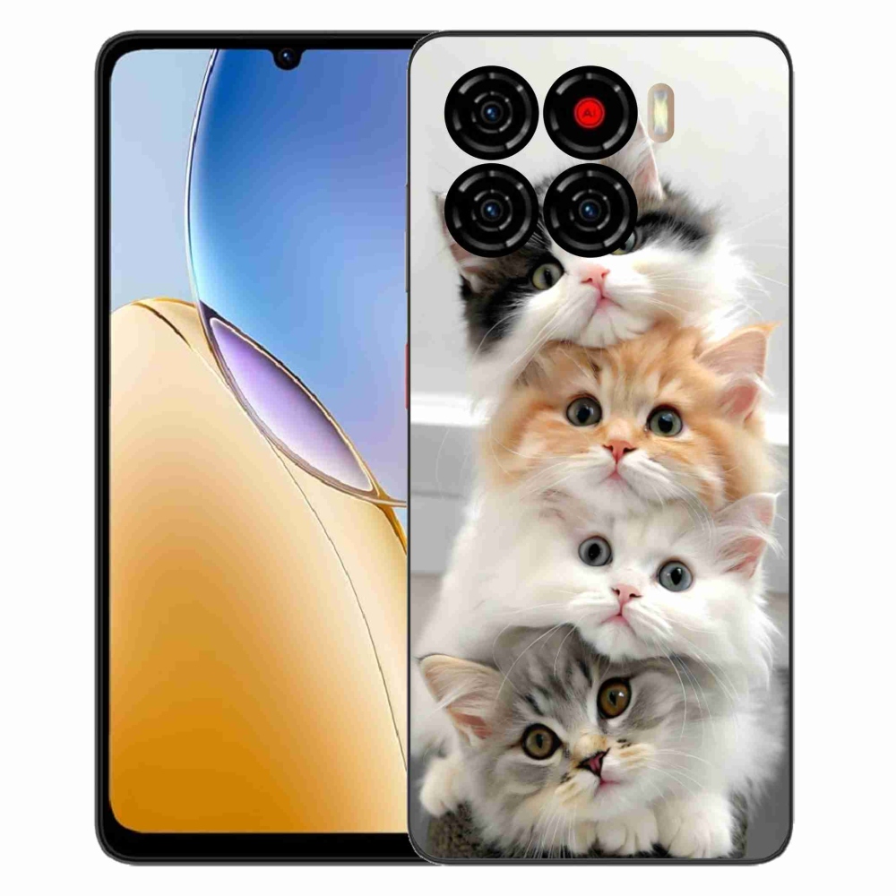 Gélový kryt mmCase na ZTE Blade A56 - mačacia partia