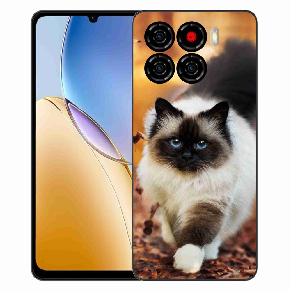 Gélový kryt mmCase na ZTE Blade A56 - mačka